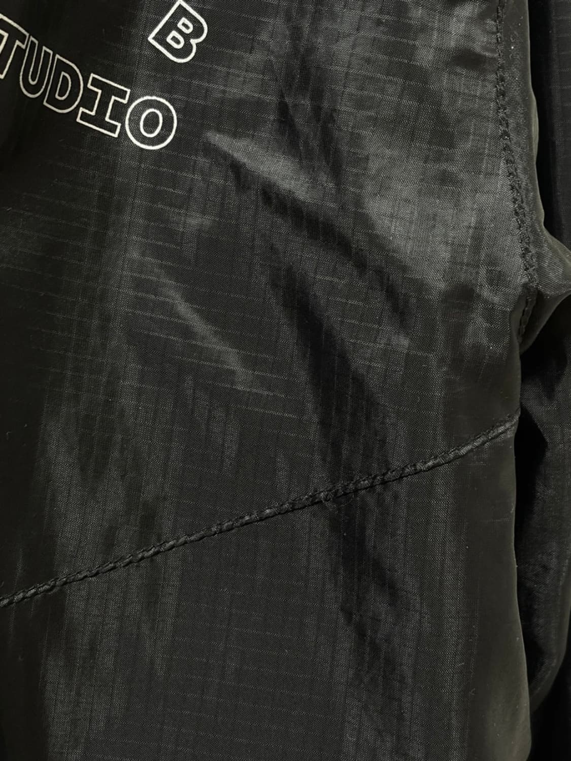 아이앱 스튜디오 립스탑 윈드 자켓 블랙 상품이미지4