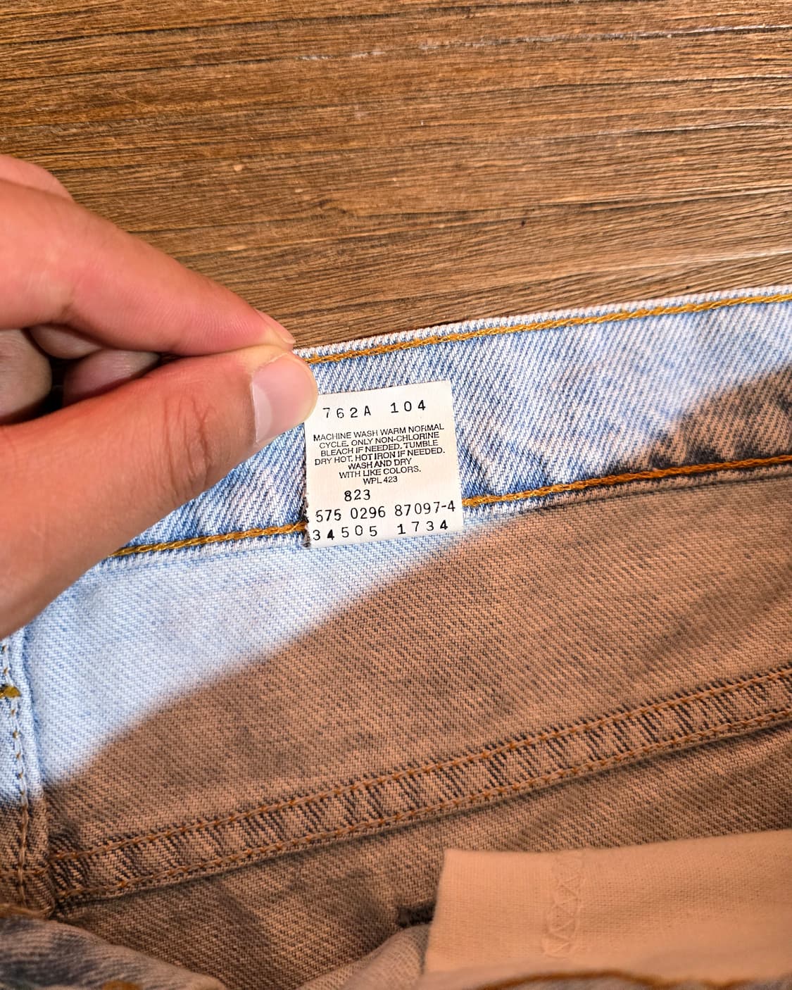90s 리바이스 505 오렌지탭 데님 쇼츠 USA (Levis) 상품이미지7