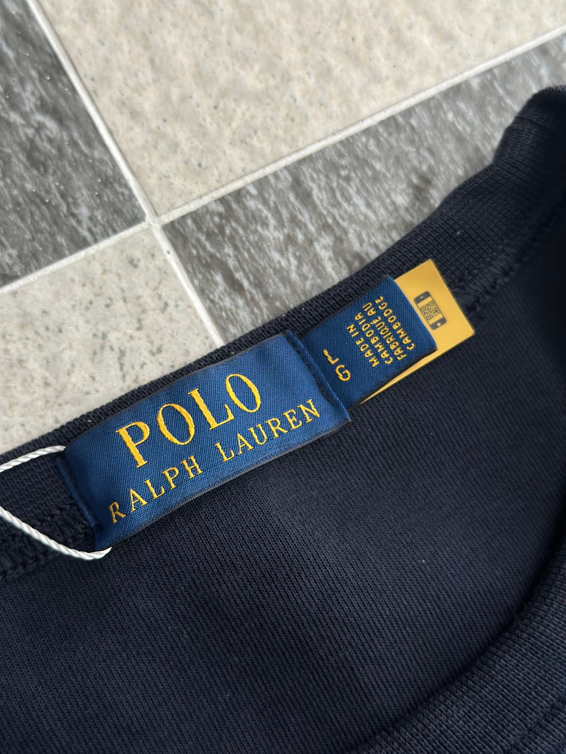 폴로 랄프로렌 네이비 숏 슬리브 맨투맨  상품이미지7