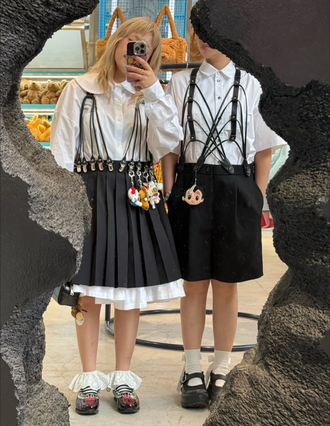 느와케이 니노미야 컬렉션 서스팬더스 바지 NEW S 상품이미지2