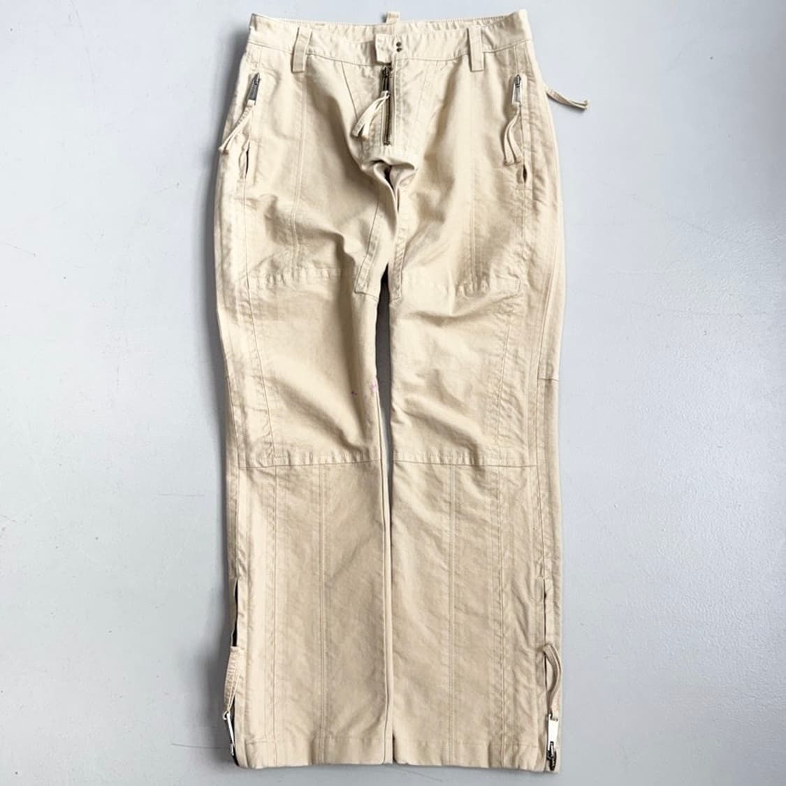 디스퀘어드 바이커 새깅 코튼 팬츠 상품이미지2