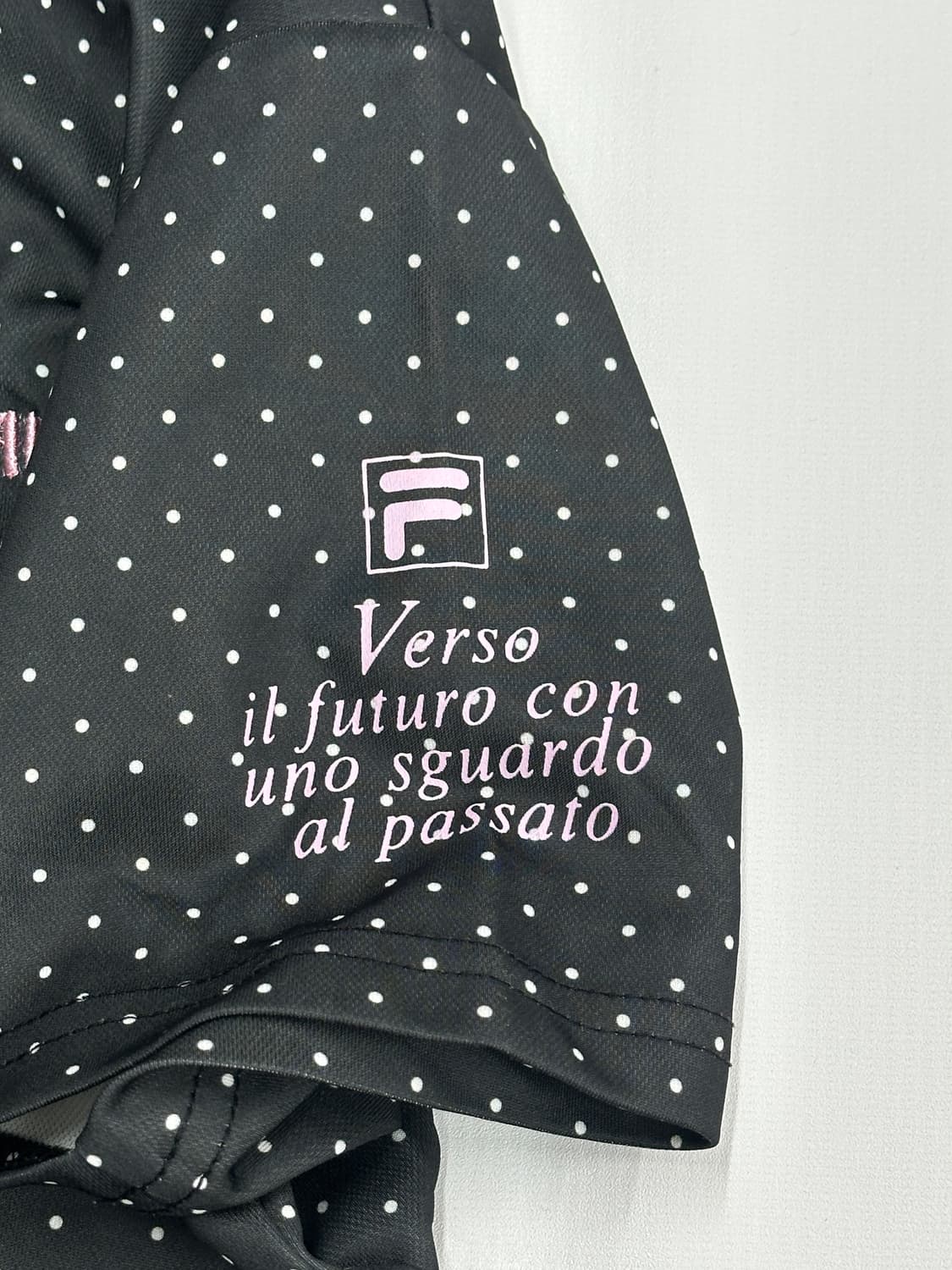 재팬 휠라 괴짜 도트 핑크 반팔 티셔츠 레이어드 스포티 기능성 데코라 상품이미지4