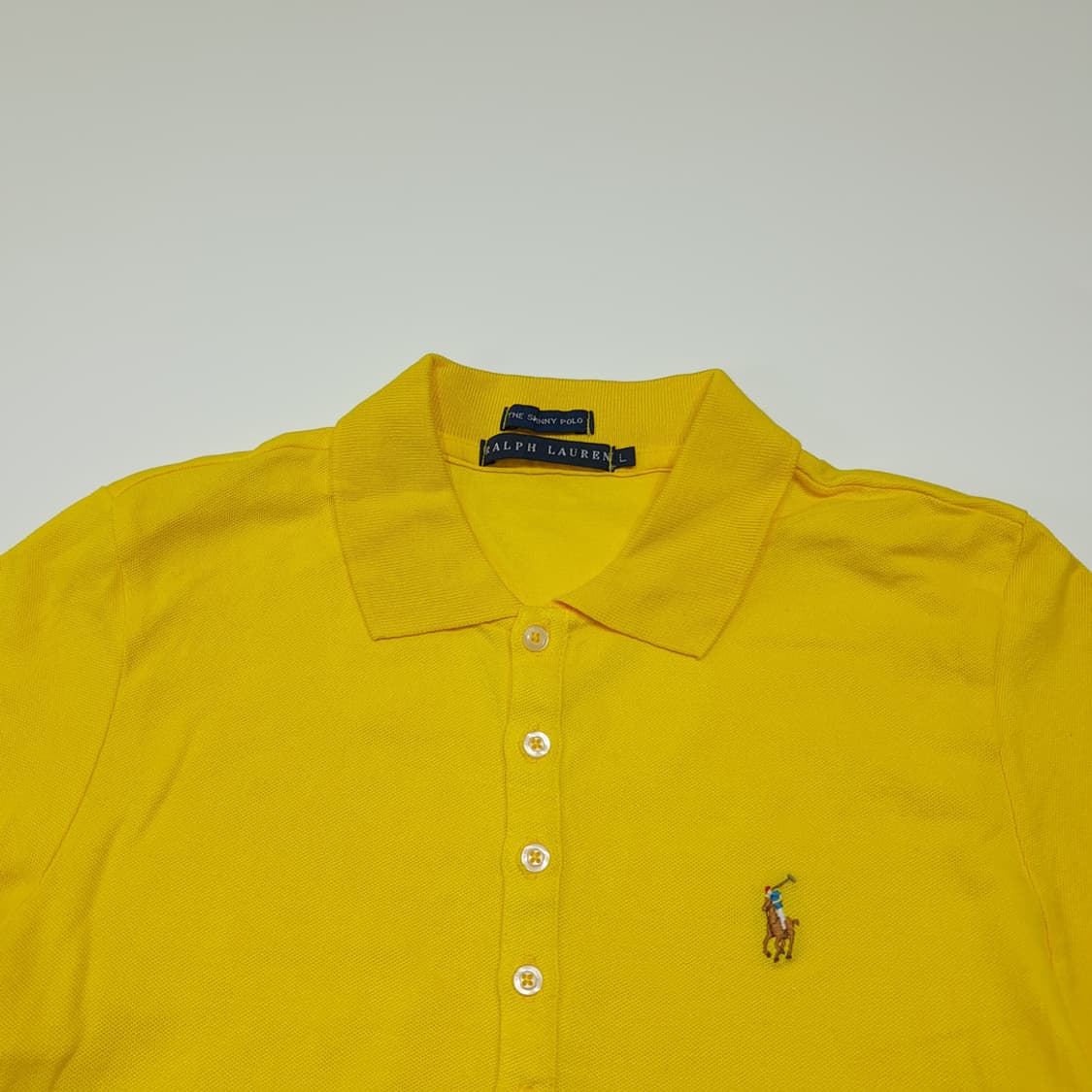 CK024 L 폴로 00s 일본판 멀티포니 옐로우반팔  티셔츠 상품이미지2