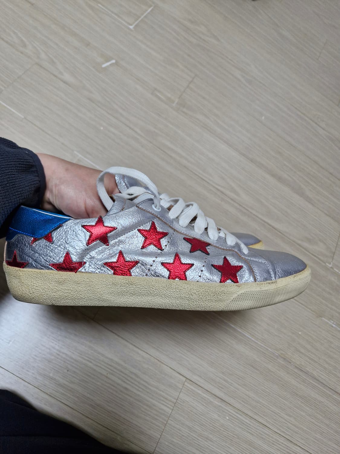 (275) 생로랑 레드스타 프린트 코트 클래식 스니커즈 상품이미지4