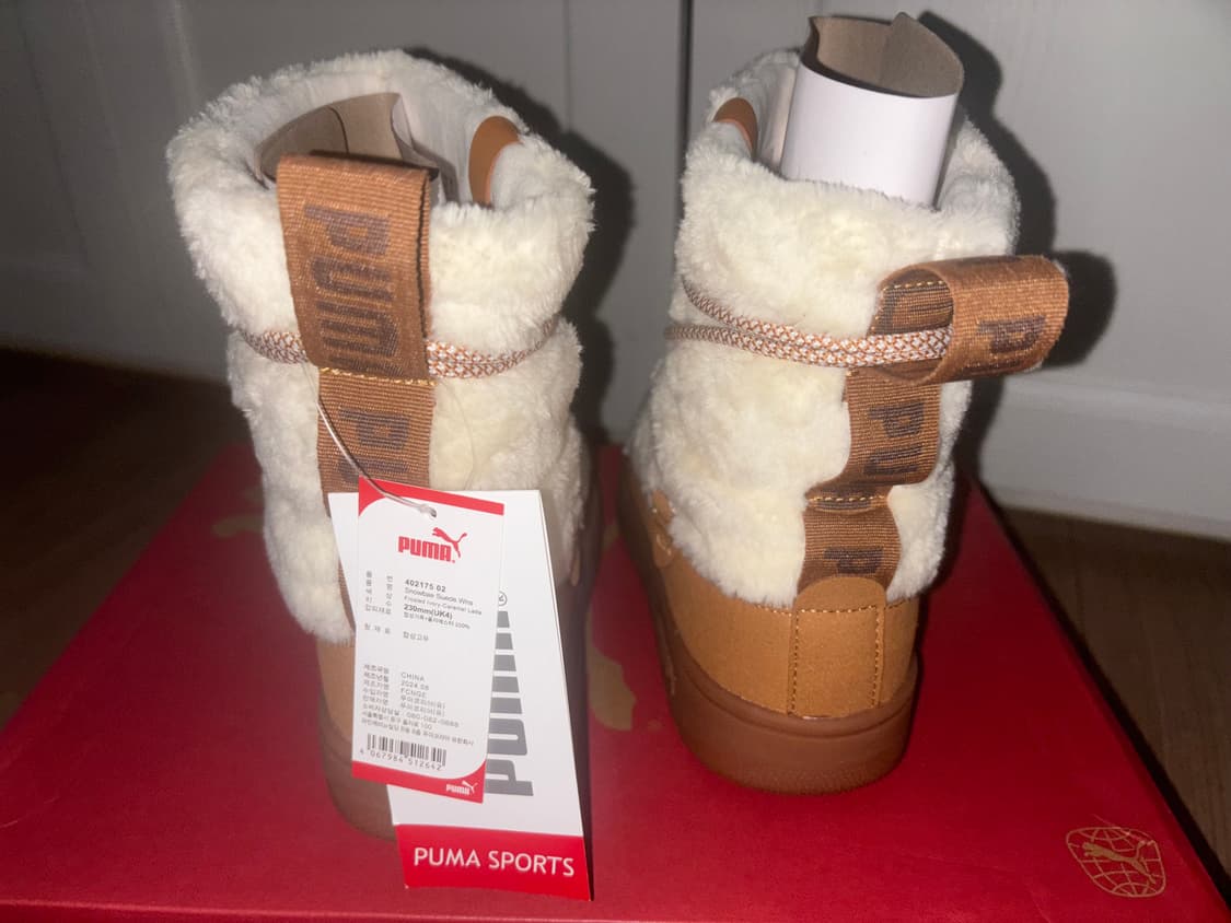 새것 푸마 시어링 부츠 털부츠 가죽부츠 방한부츠 230(235 추천) 상품이미지3