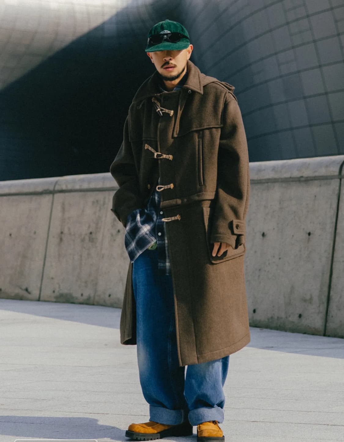앵글런(ANGLAN) Duffle Coat - Brown 상품이미지2