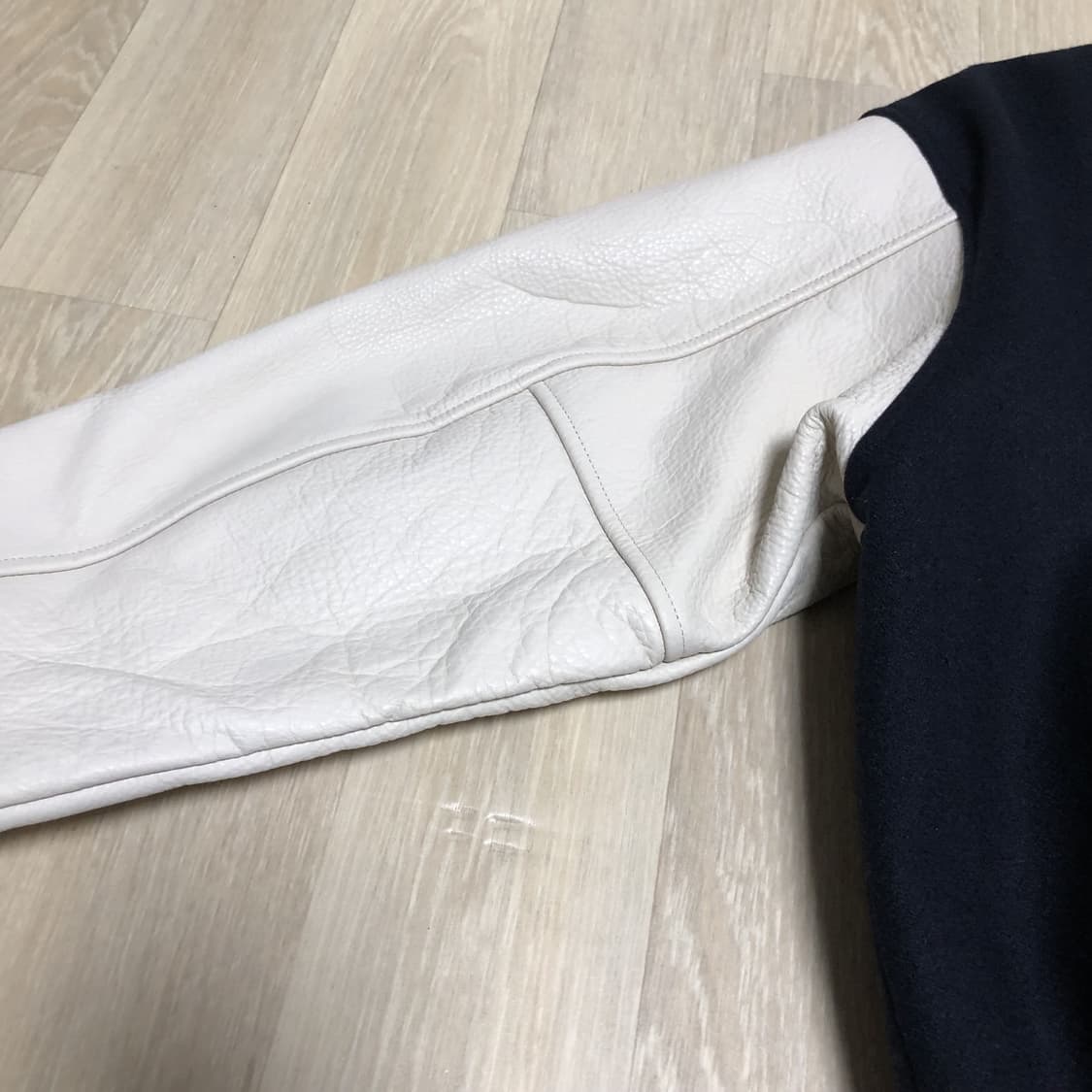 (XL) 에스피오나지 ESPIONAGE 스탠다드 바시티 자켓 네이비 상품이미지7