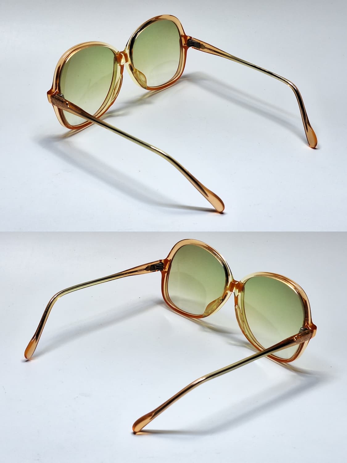 80s 일본제 빈티지 데드스톡 미사용/선글라스 Nox HJ-023 오렌지 상품이미지7