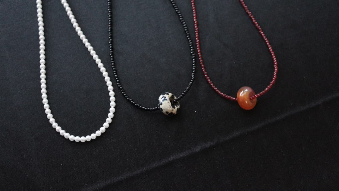 [Handmade] Rustic 비즈 목걸이 상품이미지3