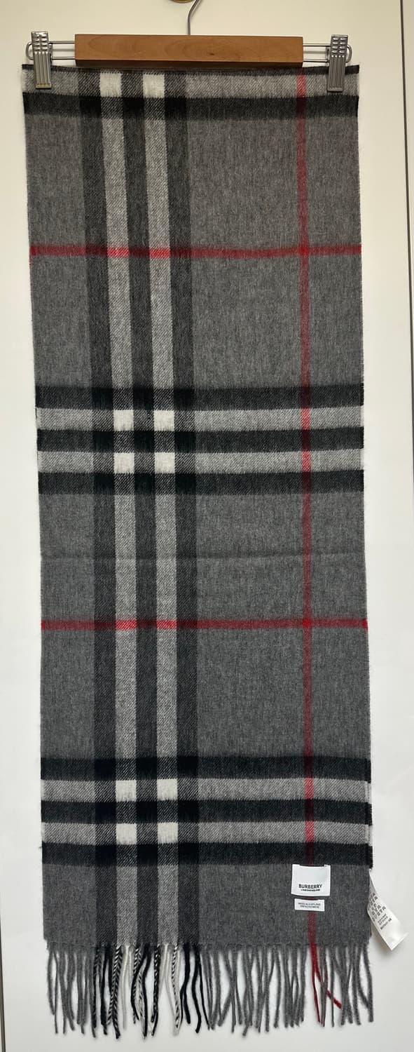 버버리 100% 캐시미어 머플러 남여공용 상품이미지3