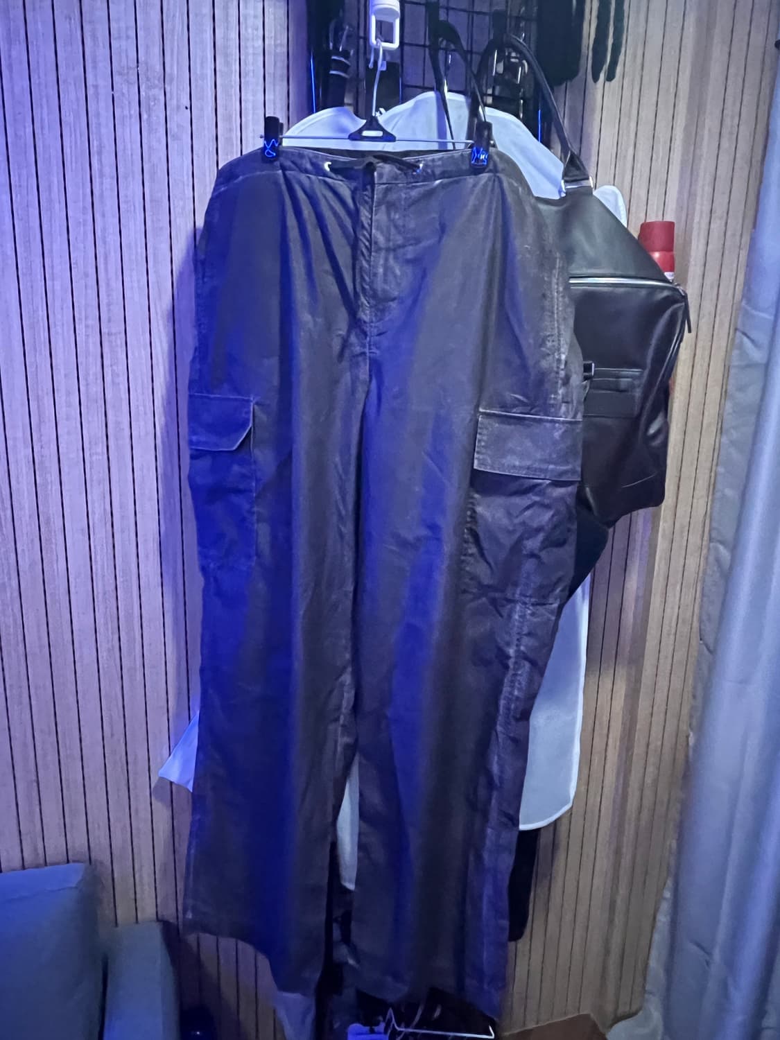 아워레가시 브라운 나일론 팬츠 상품이미지3