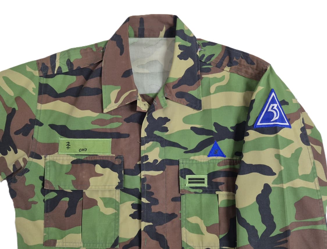 육군 구형 53사단 일병 후기형 동계 전투복 상의 자켓 (M) 상품이미지5