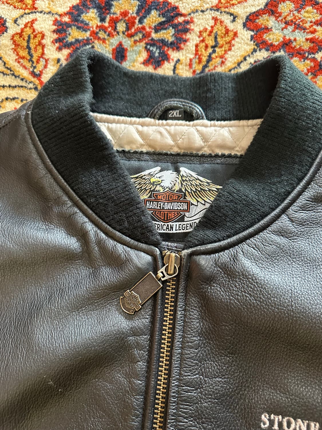 90s Harley-Davidson Leather jacket - XXL 상품이미지3