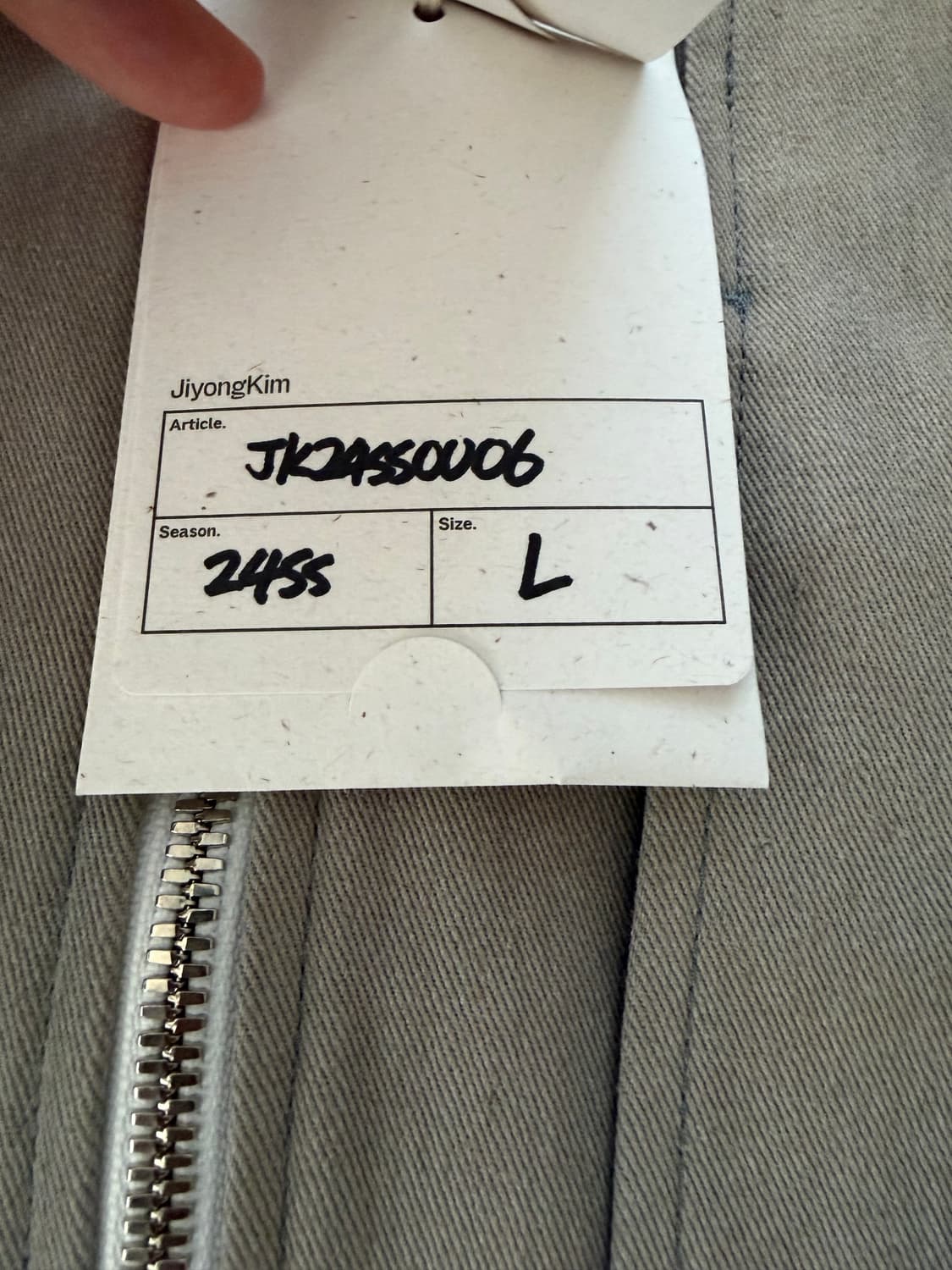 [4]지용킴 숄 카라 자켓 블루 상품이미지3