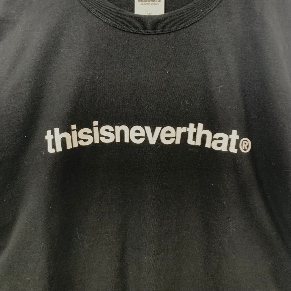 디스이즈네버댓 스펠아웃 블랙 롱슬리브 긴팔티 상품이미지4