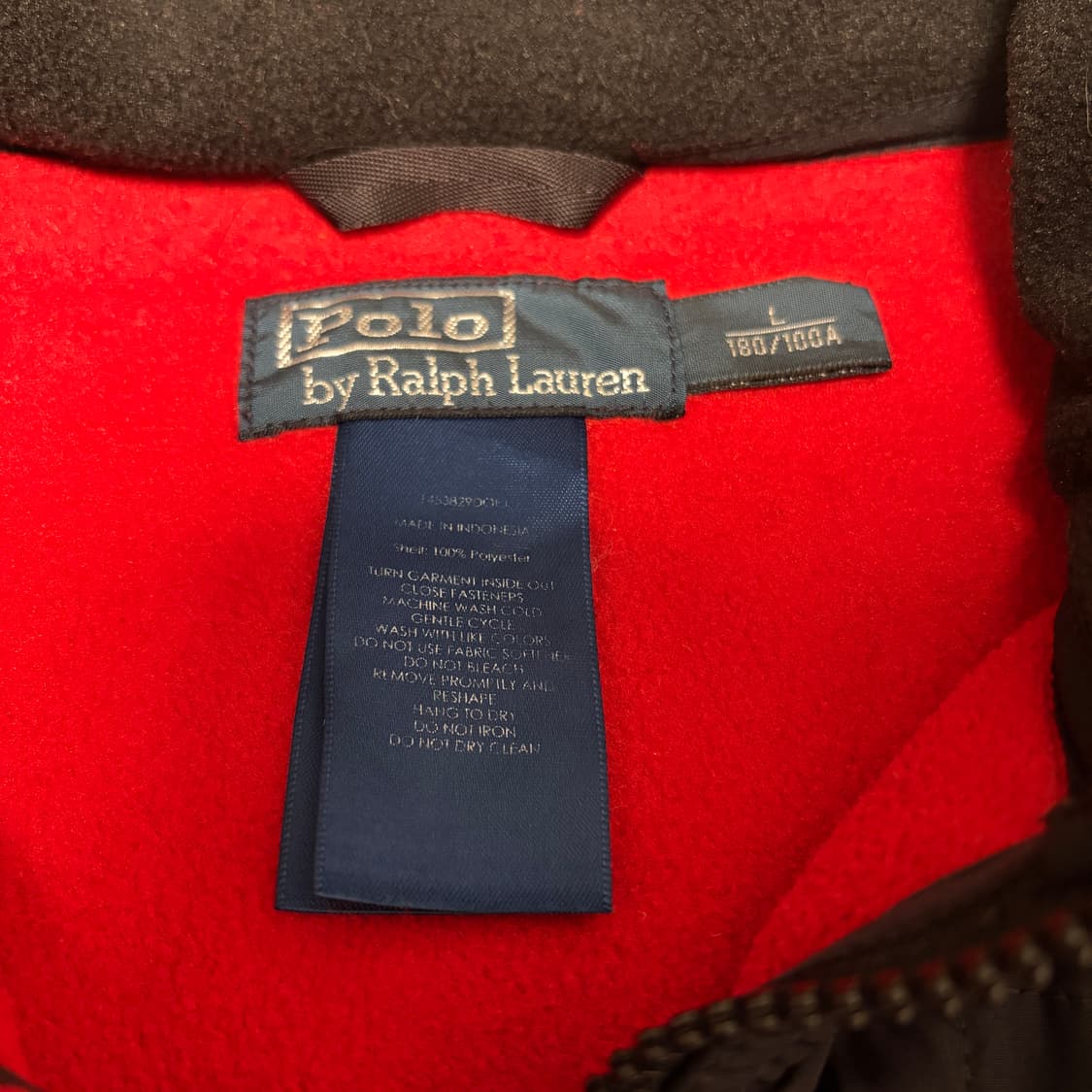 폴로 랄프로렌 레드 포니 데날리 플리스 후리스 자켓 상품이미지3