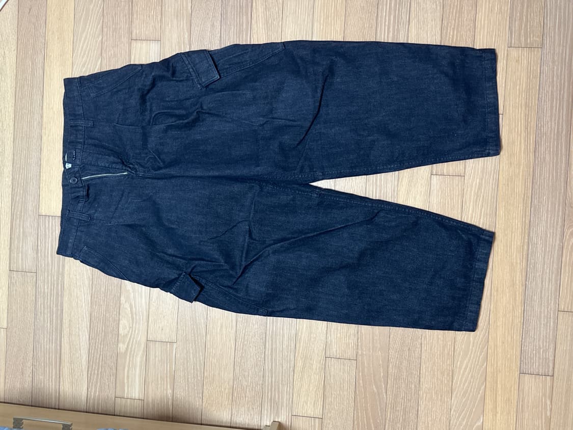 시즈 데일리룸 벌룬 레그 밀 데님 카고 팬츠 인디고 XL 상품이미지10