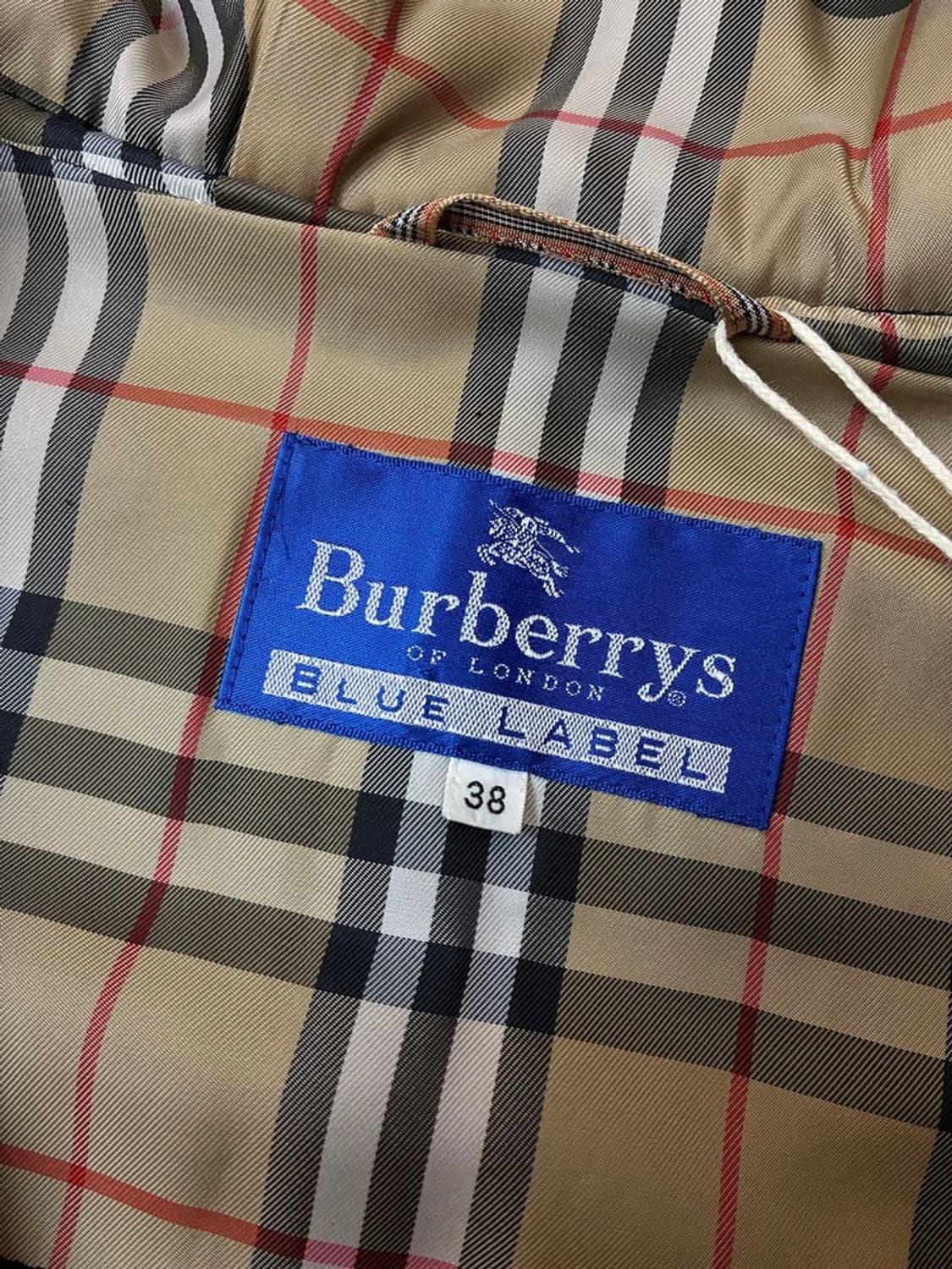 버버리 블루라벨 00's 재팬 울 스트레이트 후디 코트 PN6042    상품이미지7