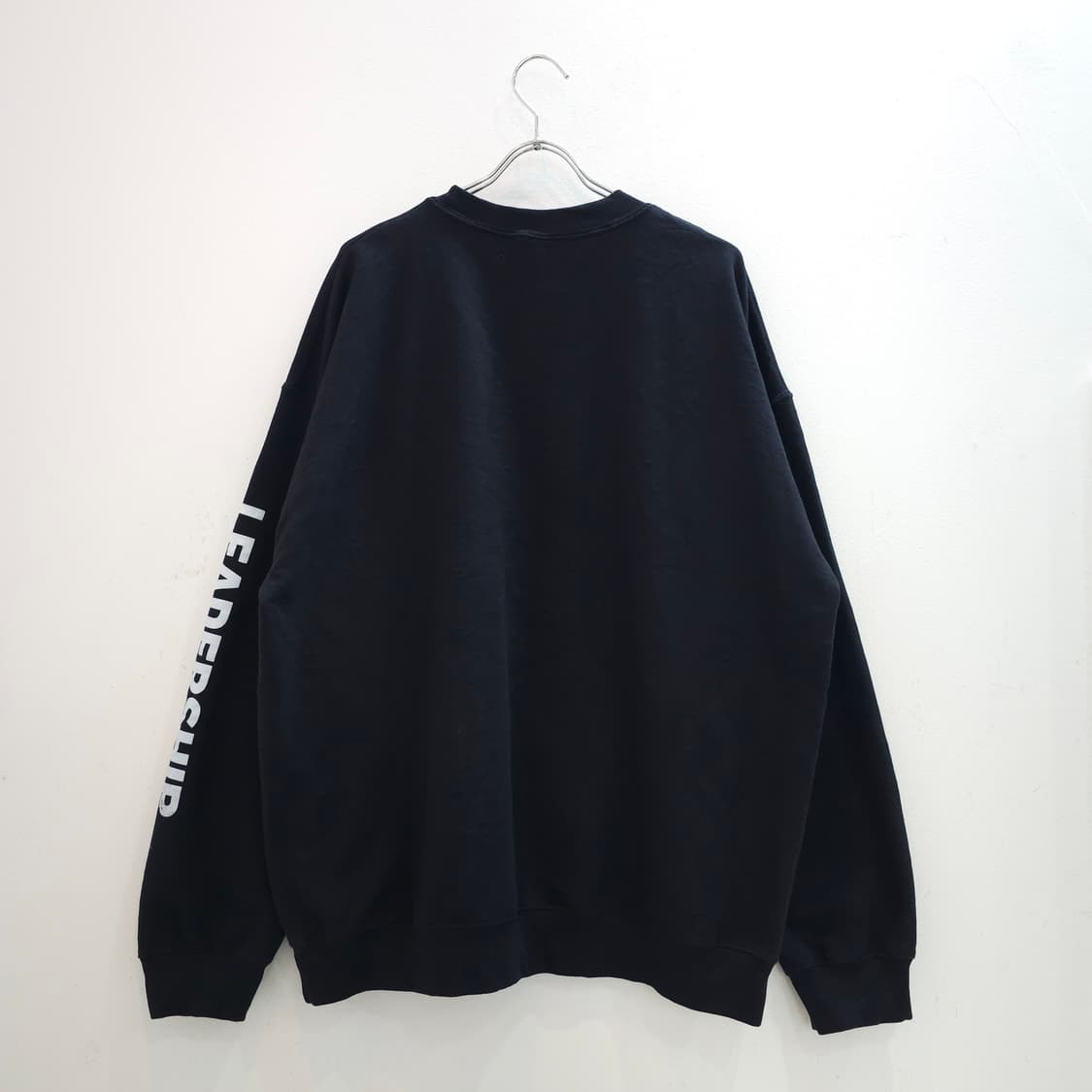 길단 블랙 맨투맨 기모 스웻셔츠  상품이미지6