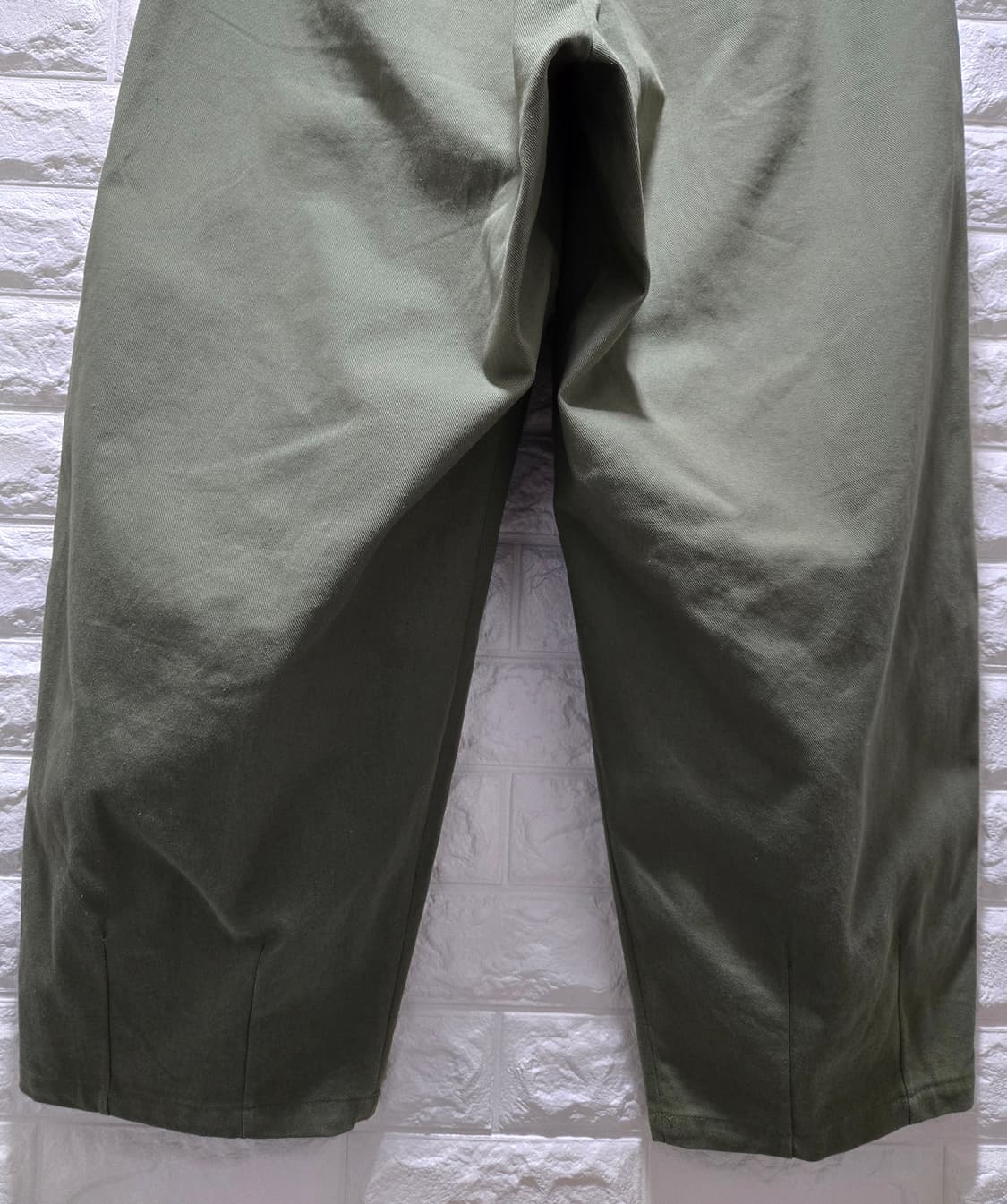 새상품/ 헌터퐝 라삭 오버핏 벌룬핏 카키 코튼팬츠 F 상품이미지7