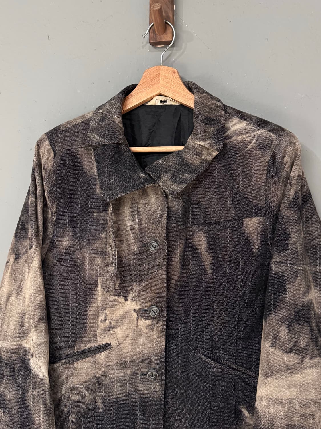 JPN 넥버클 타이다이 워싱 자켓  상품이미지2