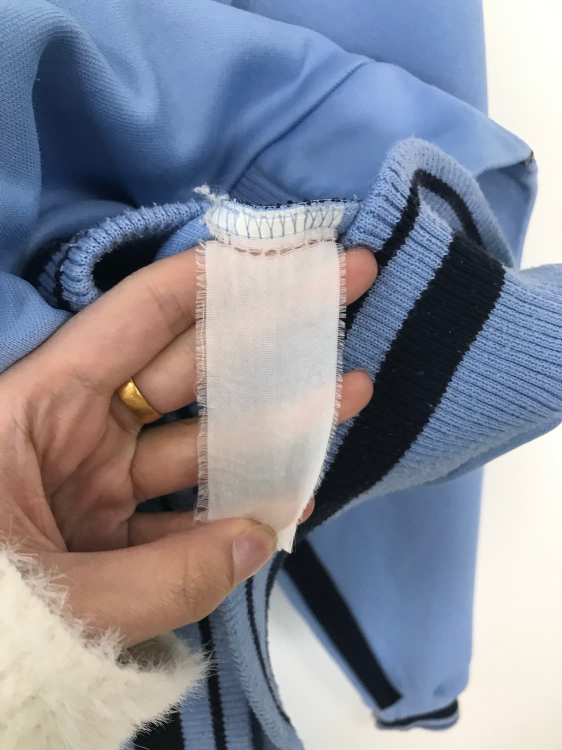 푸마 자수로고 스카이블루 트랙탑 져지 상품이미지5
