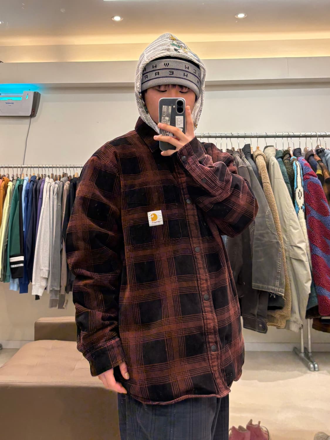 칼하트 기모 워크 자켓 상품이미지8