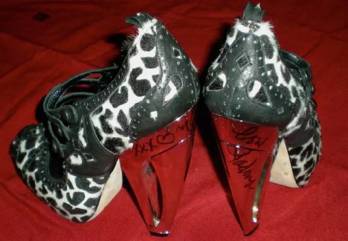 레오파드 송치 하이힐 상품이미지1