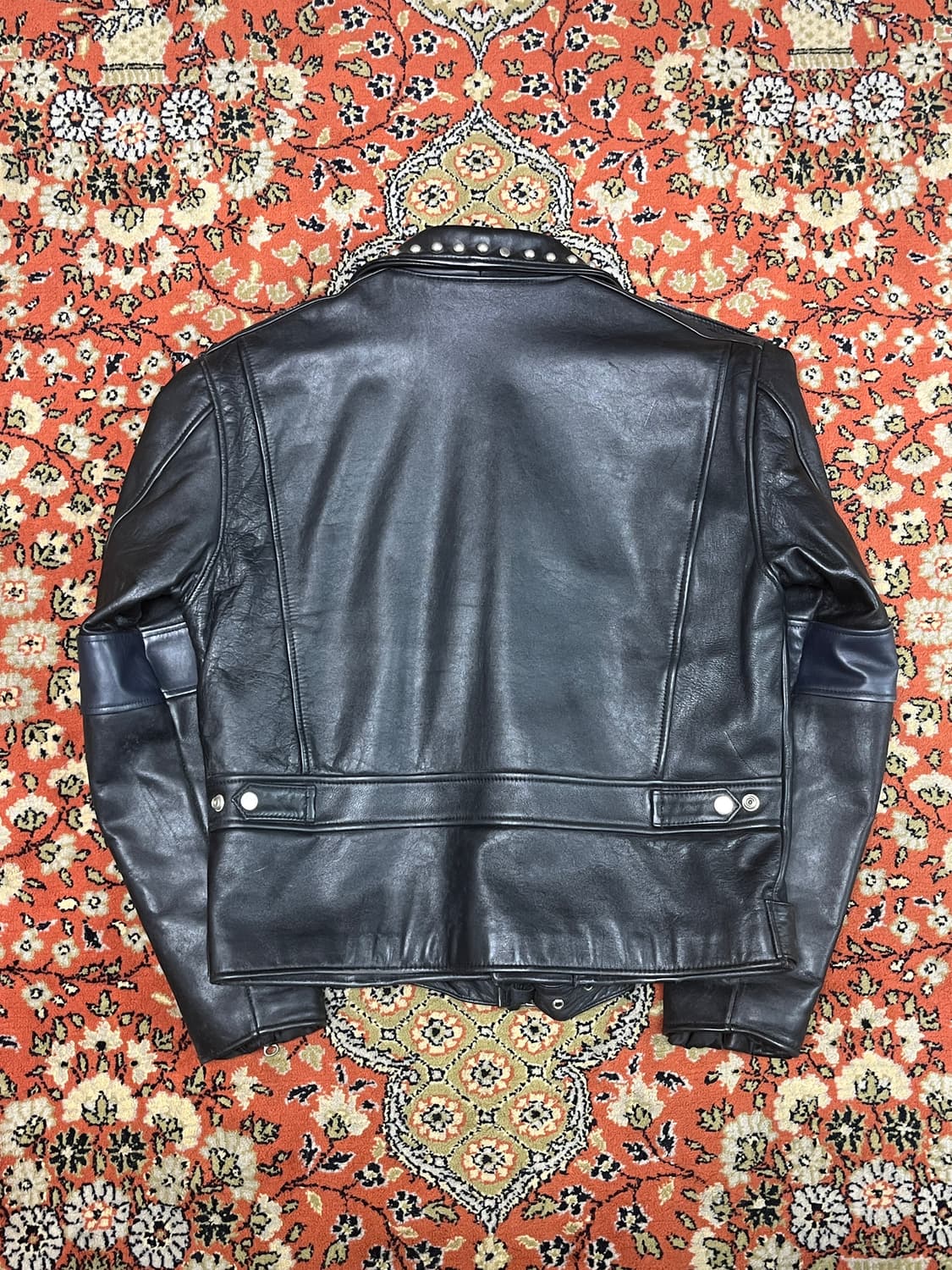 [L] RBC 빈티지 스터드 D포켓 더블 라이더 자켓 상품이미지2