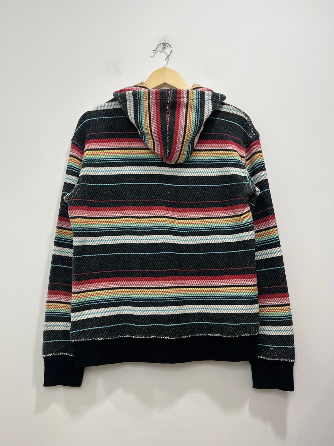 일본 빈티지 에스닉 히피 무지개떡 후드집업 상품이미지6