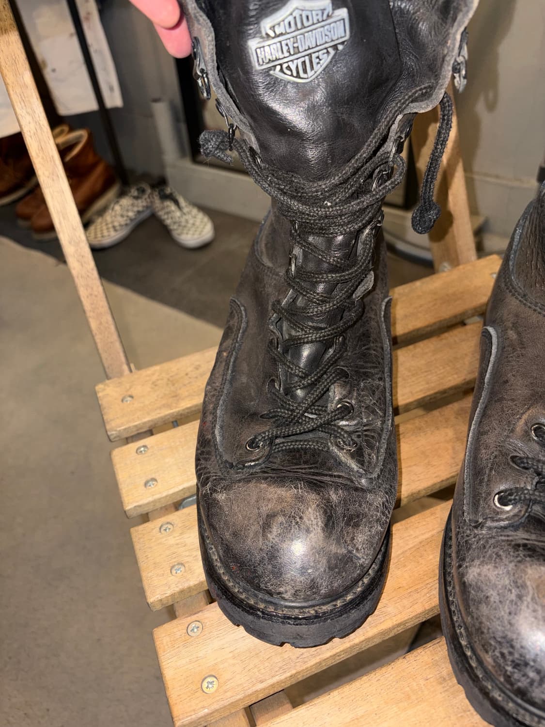 Harley Davidson USA aging rider boots 상품이미지7