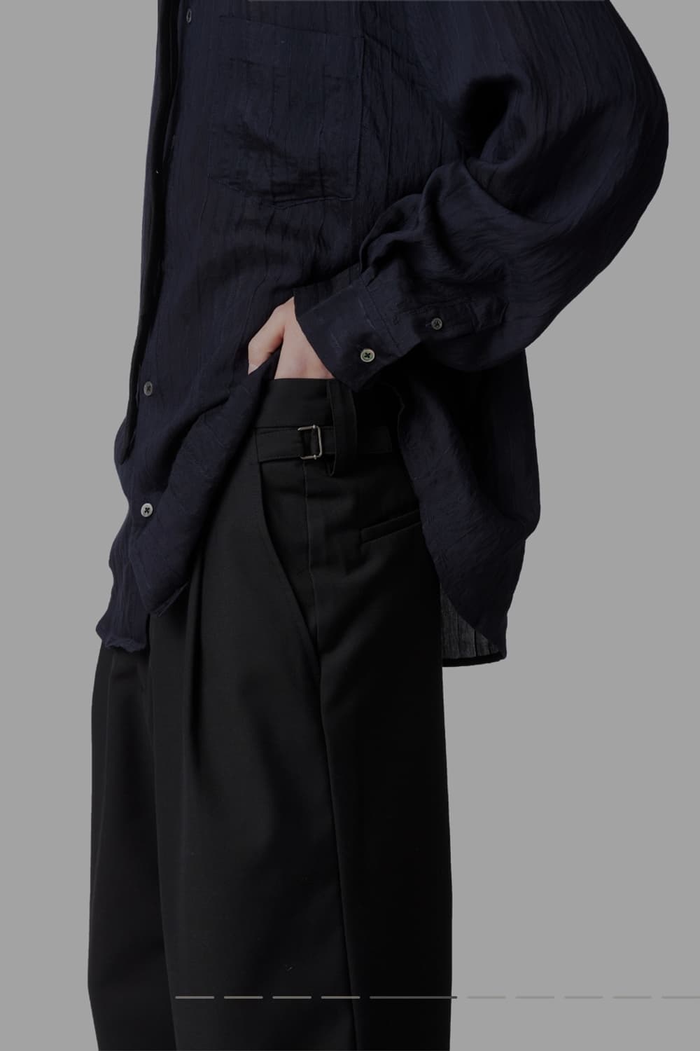 해칭룸 레이어 팬츠 v2 블랙 s 상품이미지2