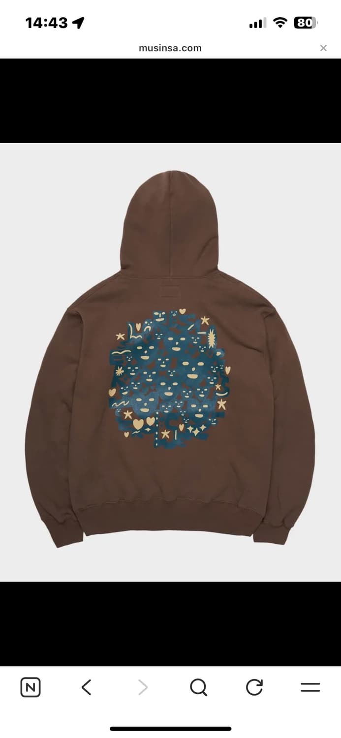 로어즈 후드티 L 상품이미지2