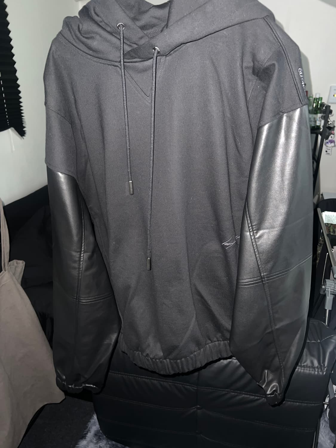 (48)Songzio 송지오옴므 레더 자수후드 상품이미지4