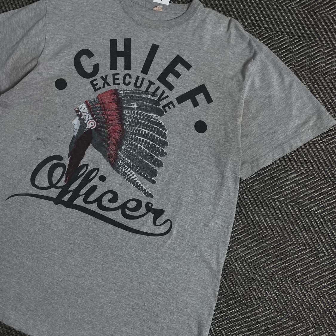 빈티지 인디언 프린팅 박시핏 티셔츠o 3410 상품이미지2