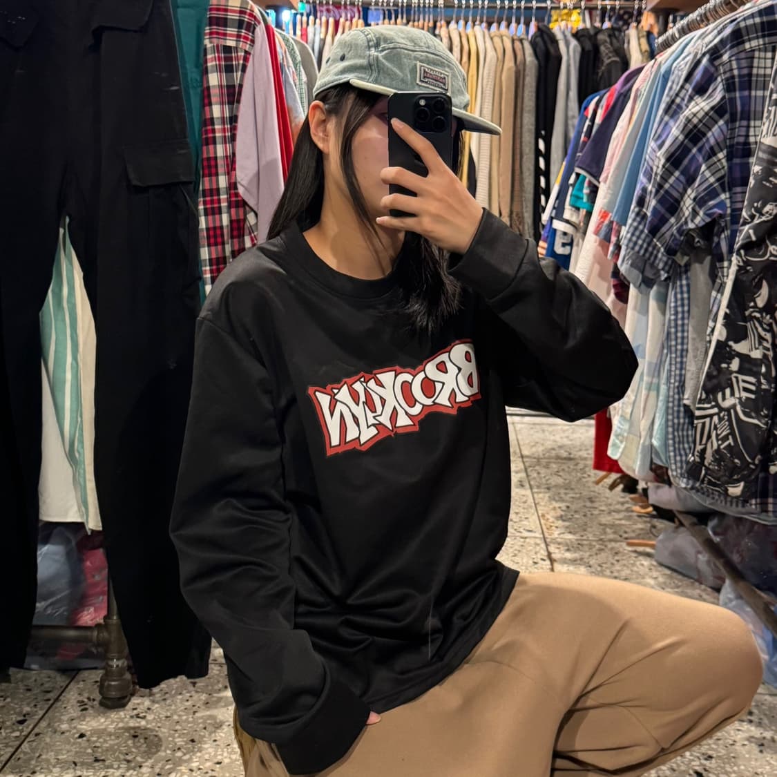 Karl kani 칼카니 브루클린 기모 맨투맨 상품이미지1