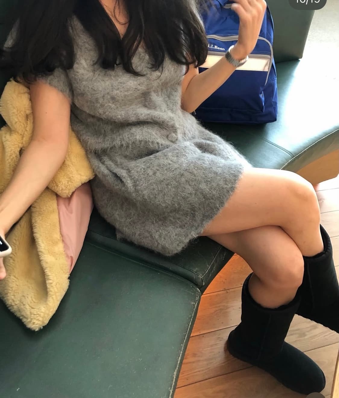 새상품) 파르벵 알파카 알토 헤이리 숏 슬리브 니트 가디건 상품이미지5