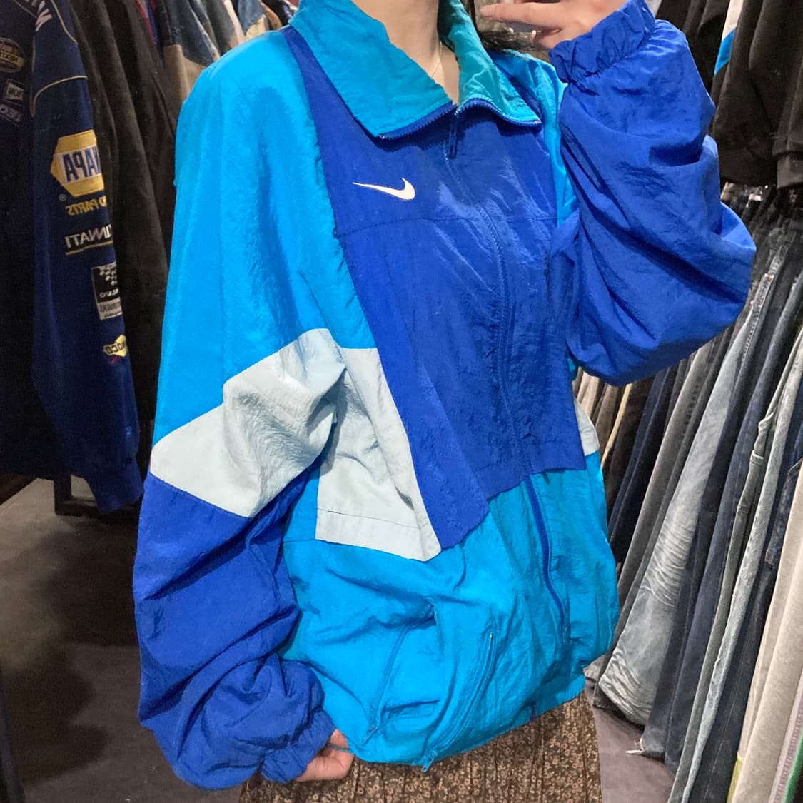 [IM] Nike 나이키 바람막이 스카이블루 배색 상품이미지4