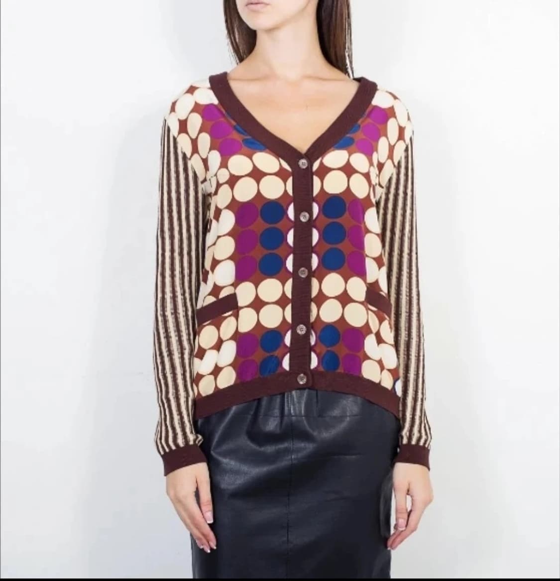 마르니 H&M 콜라보 실크 니트 가디건 EUR 38 새제품 상품이미지7