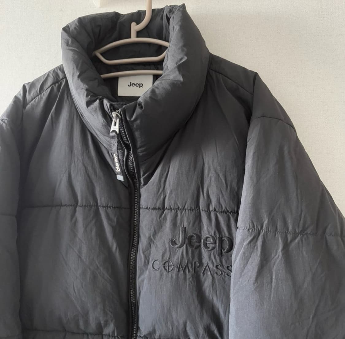 Jeep 지프 컴퍼스 블랙 패딩 점퍼 상품이미지2