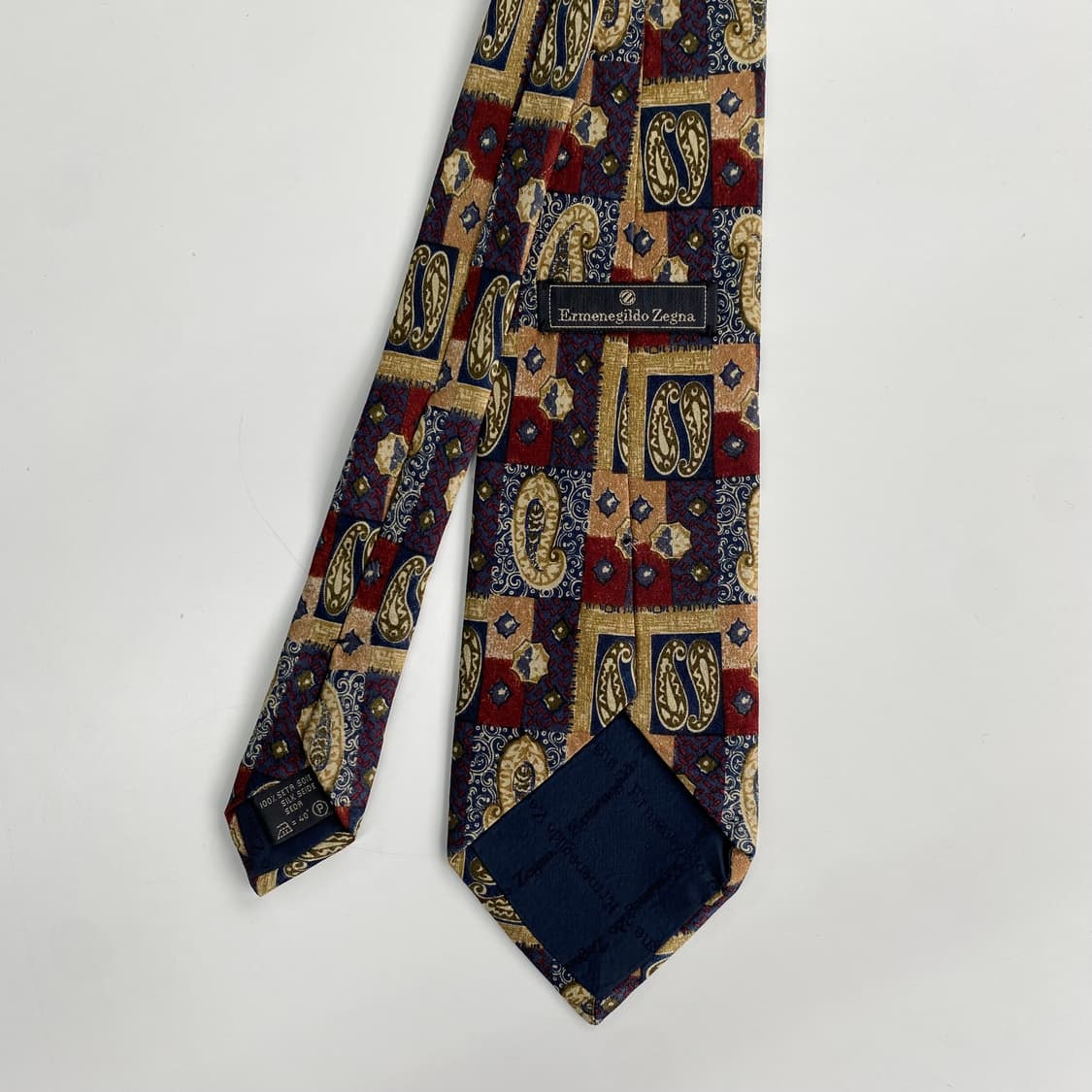 에르메네질도제냐 페이즐리 정품 명품 넥타이 상품이미지3