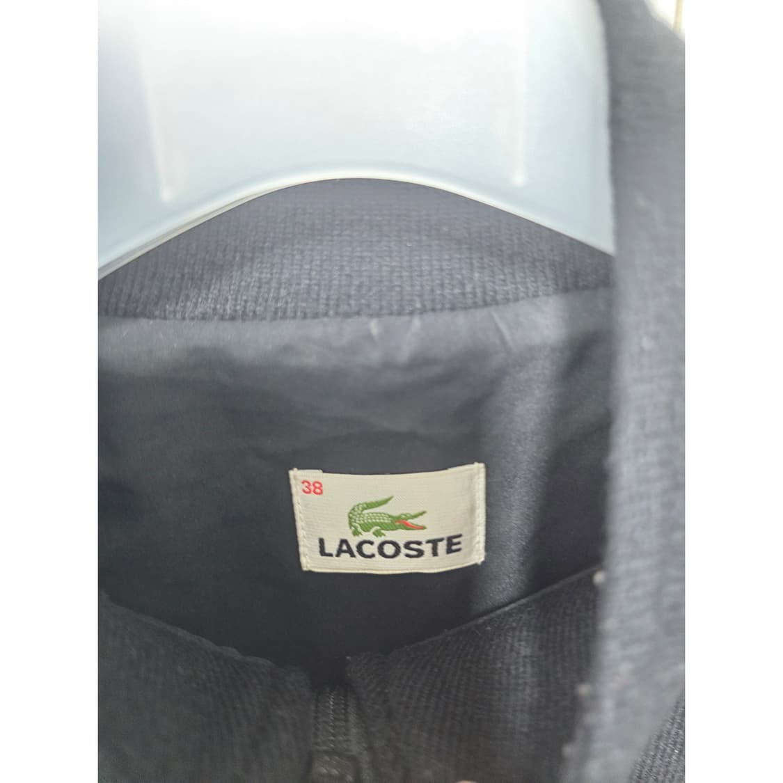 라코스테 블랙 집업 자켓 S 상품이미지2