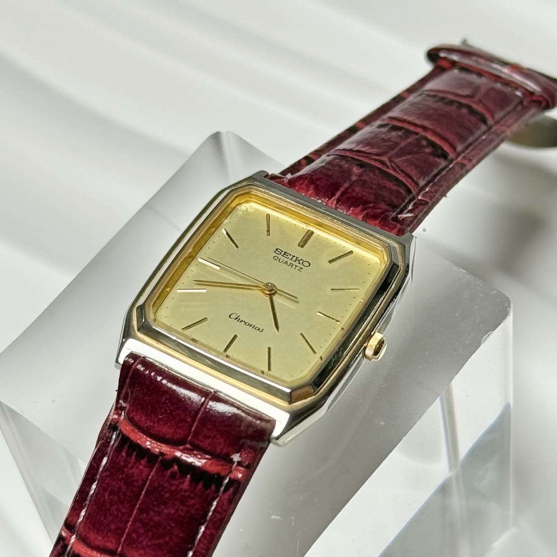 80's90's 세이코 빈티지 크로노스 탱크 워치 상품이미지6