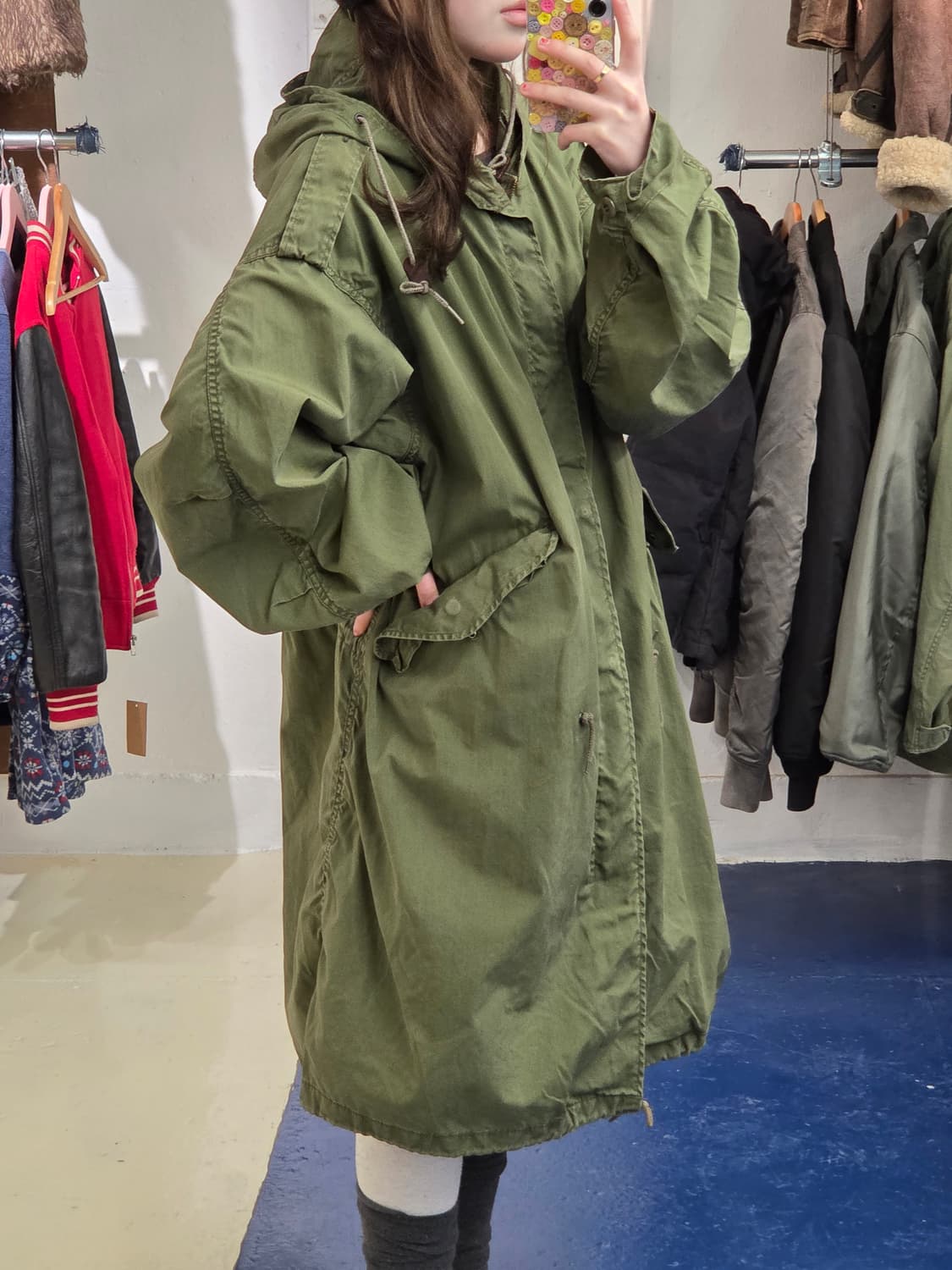 1950s Military 오리지날 M-51 피쉬테일 파카 상품이미지4