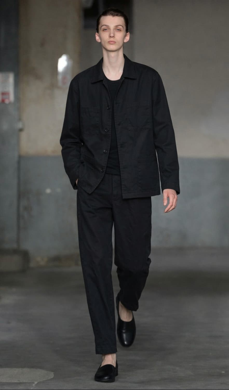 무인양품 MUJI 블랙 상하의 셋업 상품이미지3