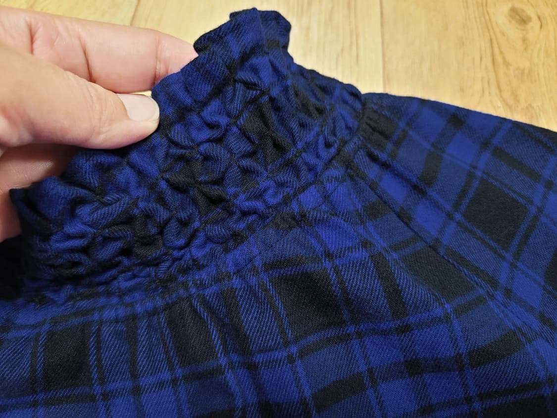 마쥬(maje) RIVINE 체크벨티드원피스 44 새상품 상품이미지6