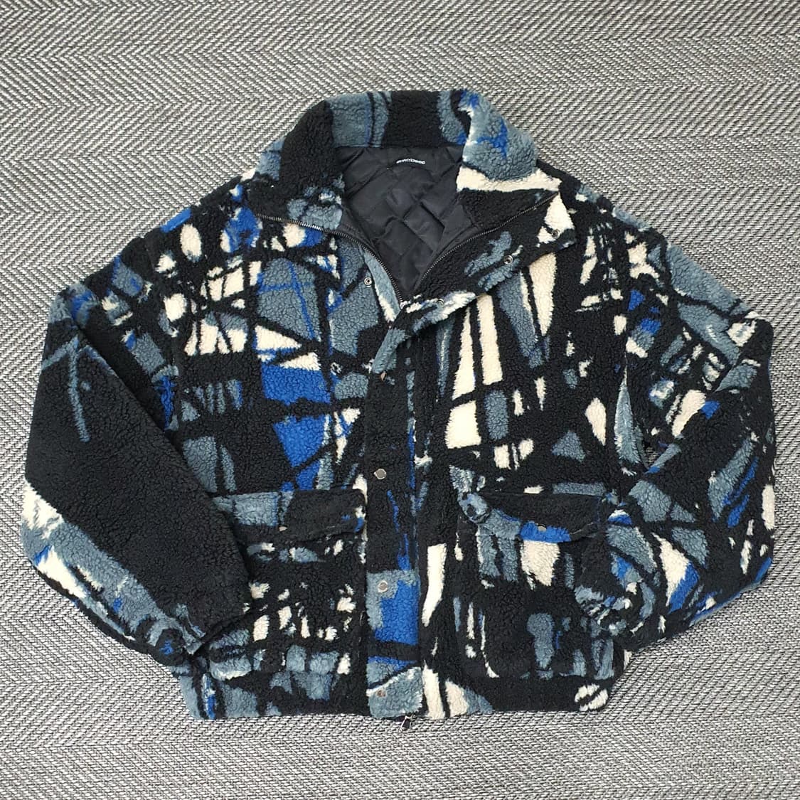 그래피디온마인드 누빔 후리스 집업자켓 남자105 상품이미지2