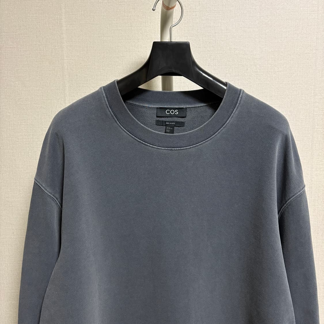 코스 피그먼트 맨투맨 스웻셔츠 / 블루그레이, XL 상품이미지2