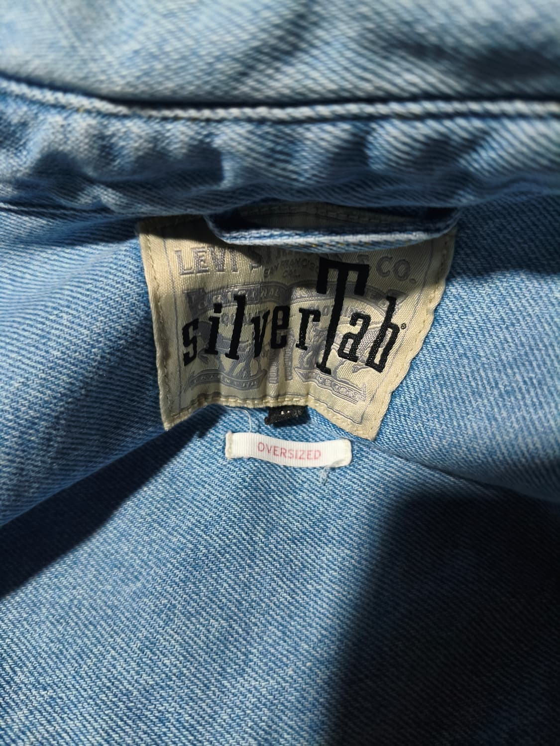 리바이스 실버탭 데님 셔츠 M(105~110) 새상품 상품이미지5