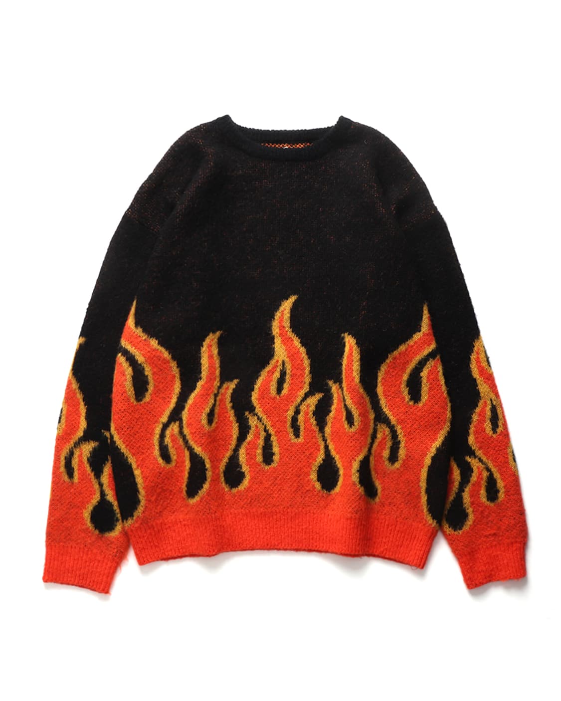 빔즈 BEAMS 7G Fire Shaggy Crewneck knit 상품이미지2